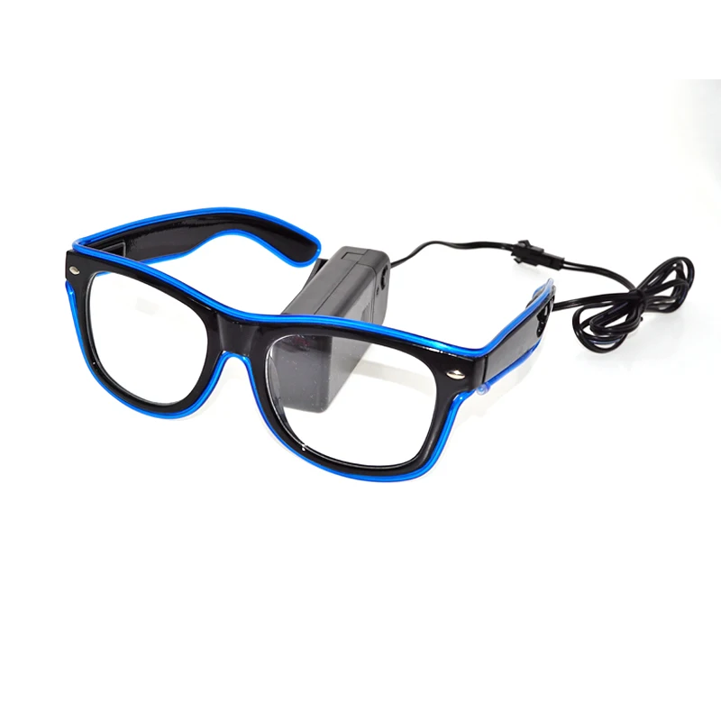 Мигающие светодиодные очки El костюм маска для вечеринки 3 режима светящиеся