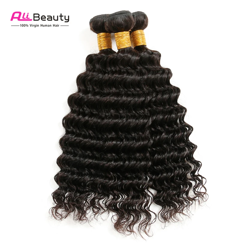 Мягкий Человеческих Волос 1B Глубокая Волна Вьющиеся Волосы Необработанные 7А