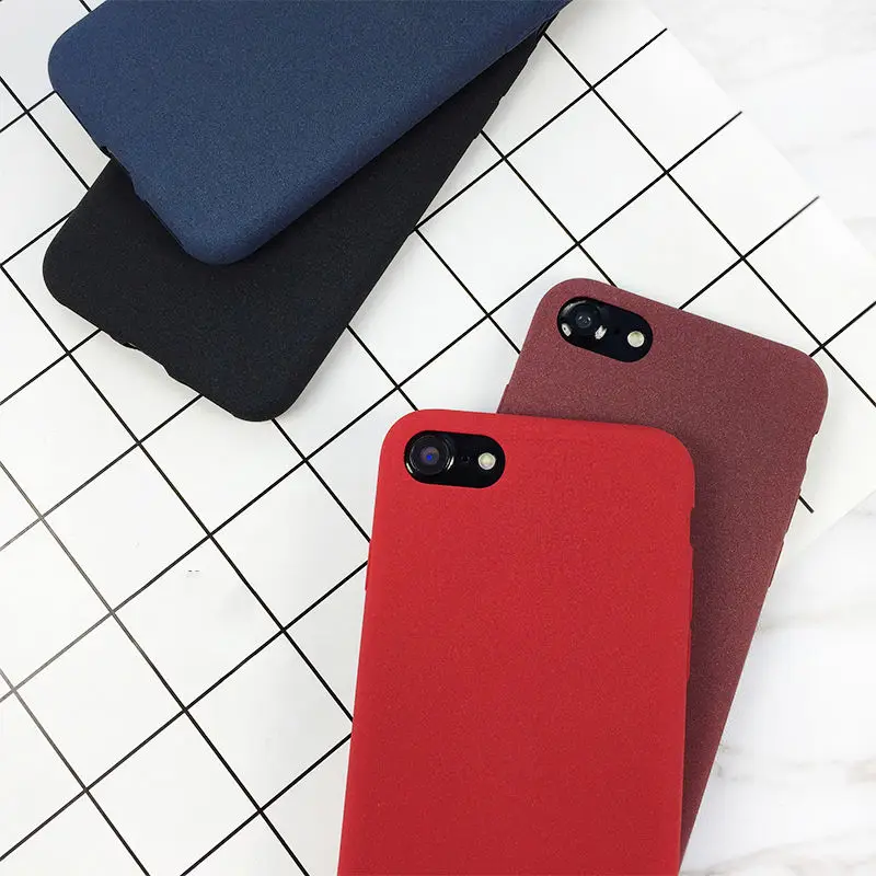 Карамельный цвет плюшевая текстура чехол для iPhone X 10 8 Plus для Samsung S8 Plus Nokia 6 8 для LG G6 OnePlus5 для huawei P8 P9 P10 Lite