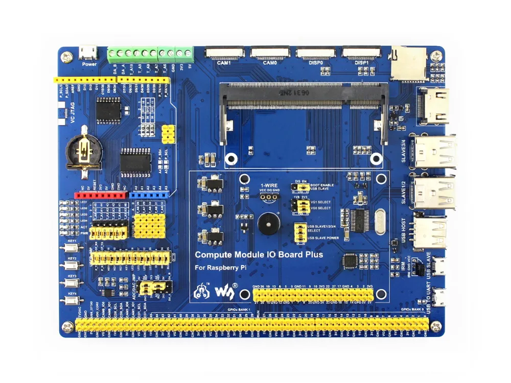 Макетный комплект Raspberry Pi Compute Module 3 типа A с компьютерным модулем DS18B20 адаптером