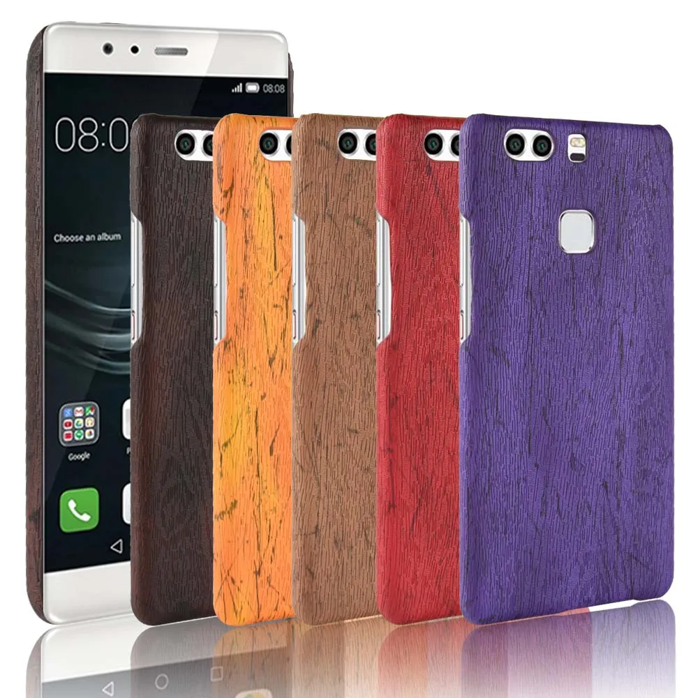 

SUNBIN New phoneCase For Huawei P9 plus P9plus P 9 + HwP9PLUS Retro wood grain Mobile phone Back Cover Phone Protective Case