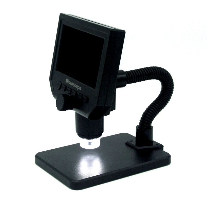 600X USB цифровой ЖК-микроскоп 4,3 дюйма HD OLED портативная 8-светодиодная VGA-камера видеомикроскопа паяльная микроскоп-увеличитель.