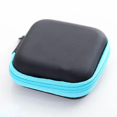 Sky blue S Портативная сумка для хранения наушников цифровая USB коробочка для кабеля наушников дорожные электронные аксессуары мини Кабельный органайзер сумка Переносной жесткий футляр - Цвет: Sky blue S
