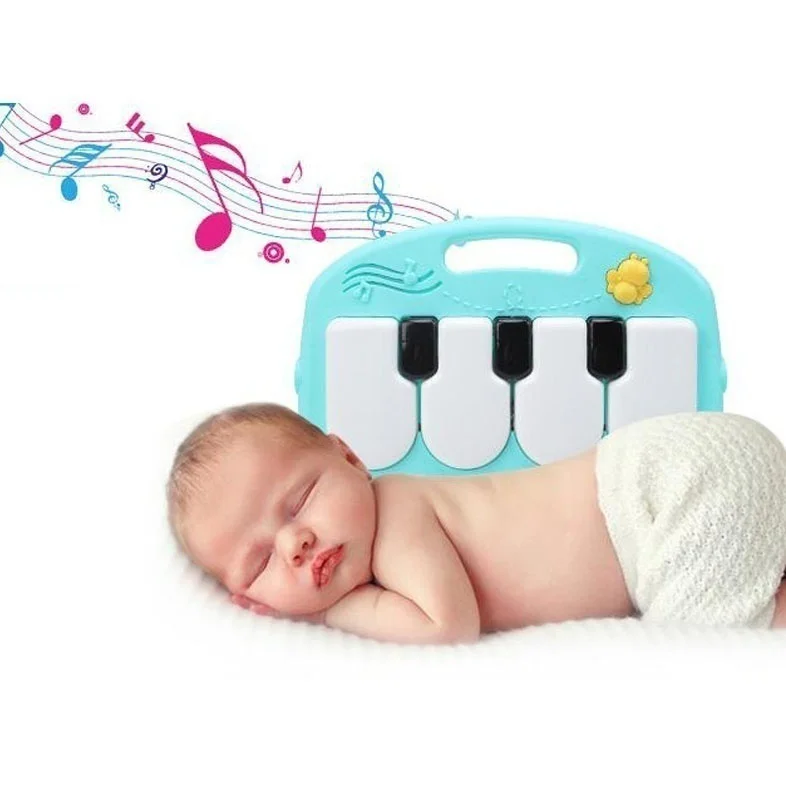 Baby Soft Playmat Piano Musical Sleep Lullaby Activity Fitness Gym Mat Kid Sleeping Safety Blanket Christmas Gift for Boy Girl