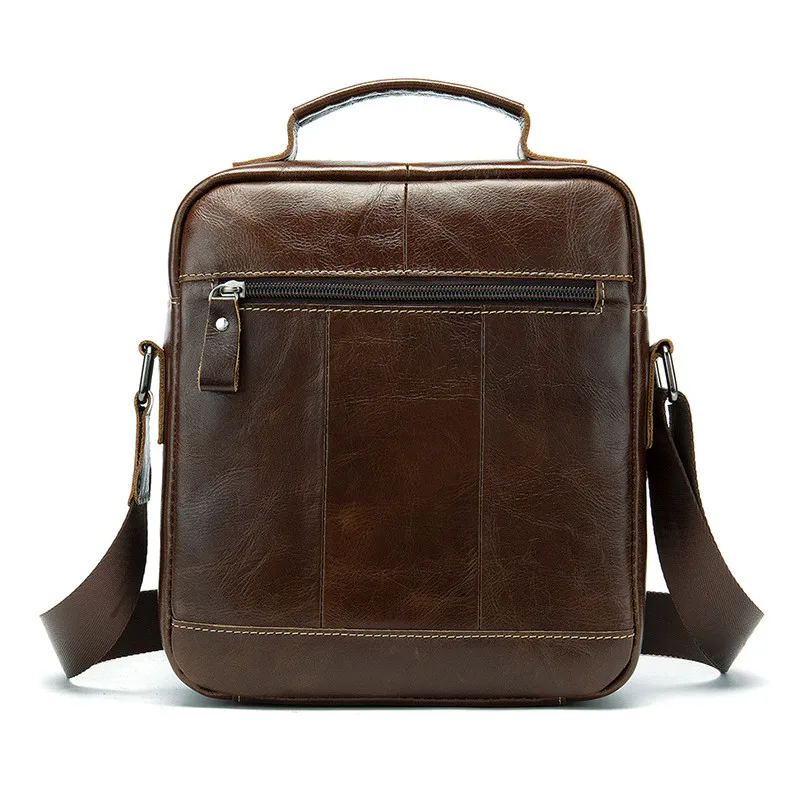 Мужская сумка через плечо CrossCharm коричневая из натуральной кожи Mrt8713 |