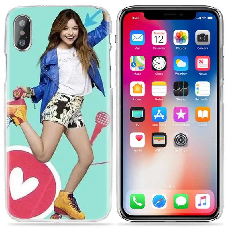 Soy Luna чехол для iPhone XS Max XR X 10 7 S 8 6 6 S плюс 5S SE 5 4S 4 5C Роскошный прозрачный жесткий чехол PC Fundas Capa чехол для телефона Coque Hot