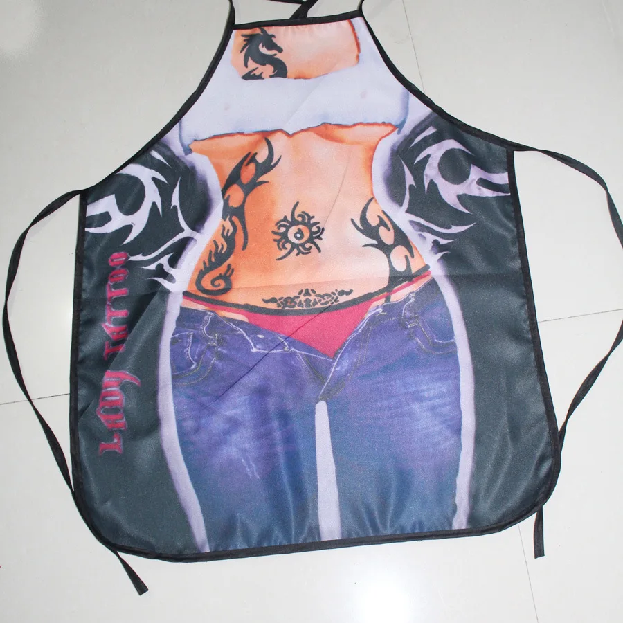 1 шт. кухонный фартук цифровой Фотофон сексуальная женщина забавная кухня