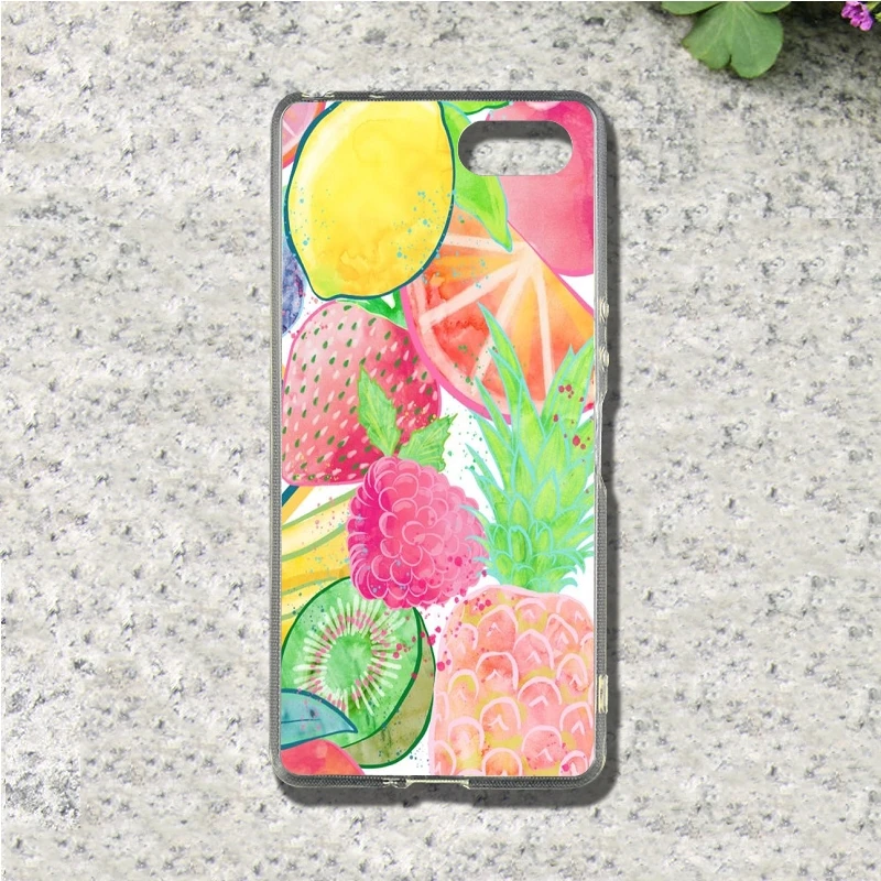 Фрукты чехол для телефона Sony Xperia E3 E5 M2 M5 Z1 Z2 Z3 Z5 Compact XA XA1 XZ Премиум Мягкая