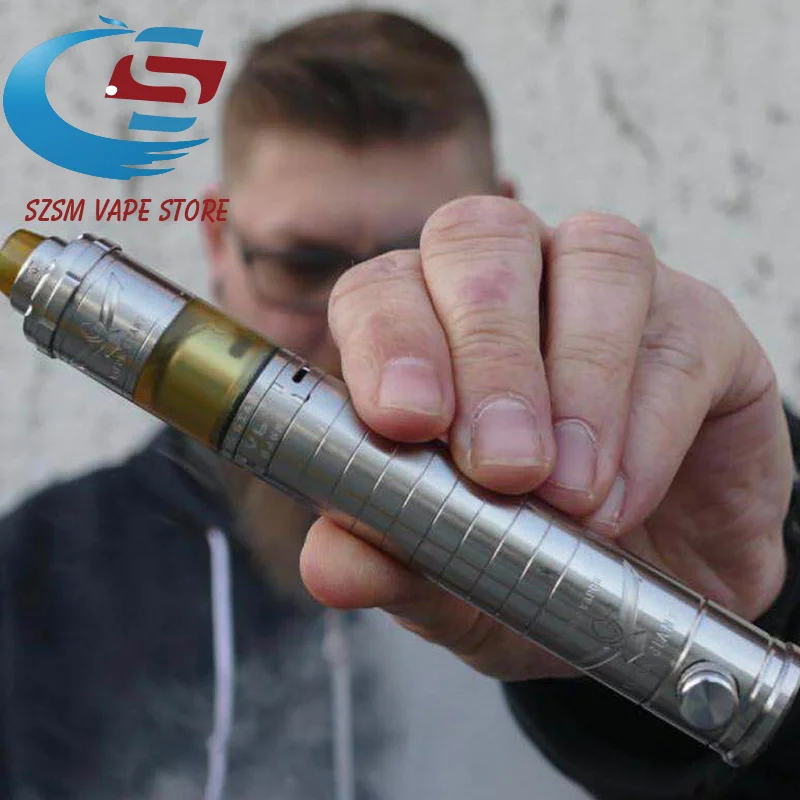 Электронная сигарета VG MOD v6S 23 мм набор аккумуляторов 2*26650 латунный вейп 316 ss 32 5