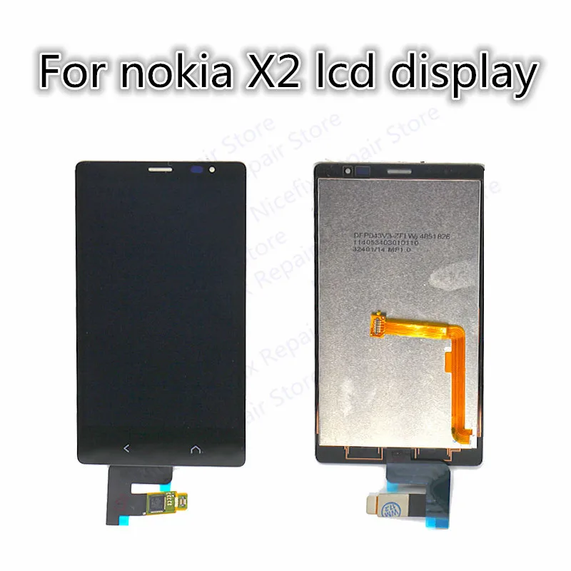 Высококачественный сменный ЖК дисплей для Nokia x2 с сенсорным экраном дигитайзер