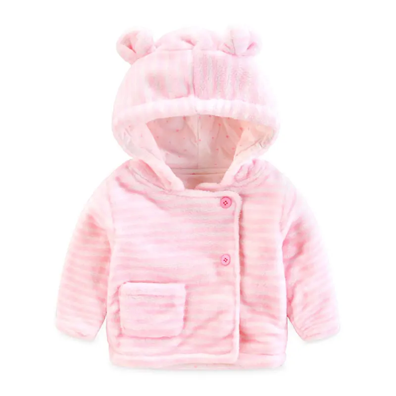 Хлопок Полосатый Мягкая новорожденные Одежда для младенцев мальчиков и девочек