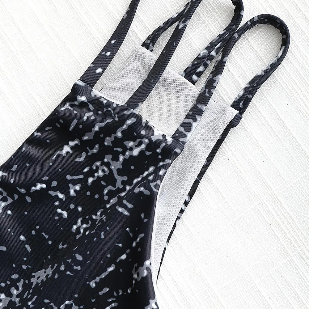 Женский раздельный купальник на бретельках с принтом|Купальники| |