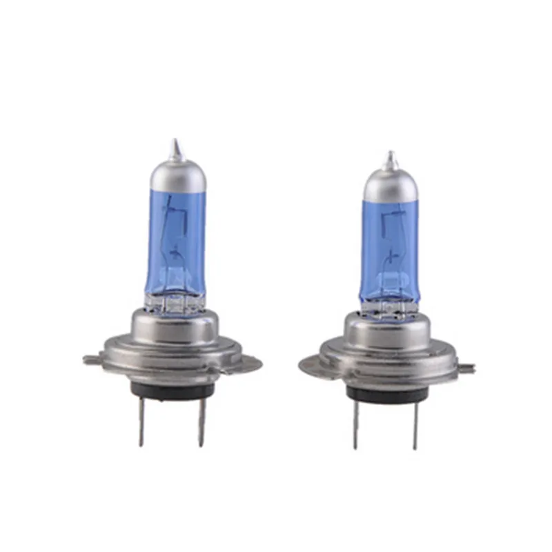 2 шт. супер белый шарик H1 H4 H7 9005 9006 100 W/55 W 12V кварцевые Стекло синий автомобилей головной светильник противотуманные лампы светильник