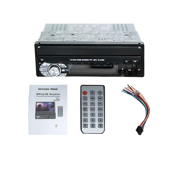1DIN универсальное радио в тире 7 &quotавтомобильный стерео gps Bluetooth FM MP5 аудио плеер