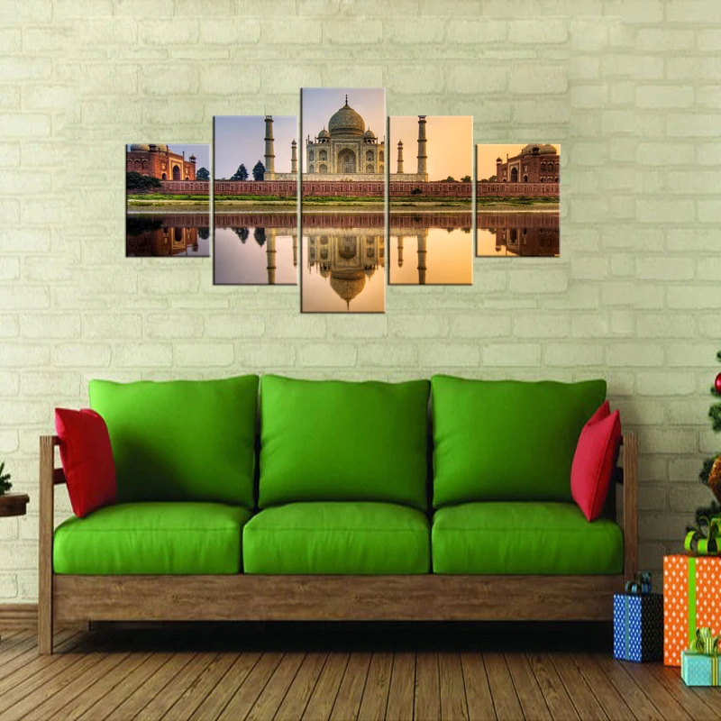 5 шт. классический Европейский дворец церковь Винтаж Rrtro Художественная печать