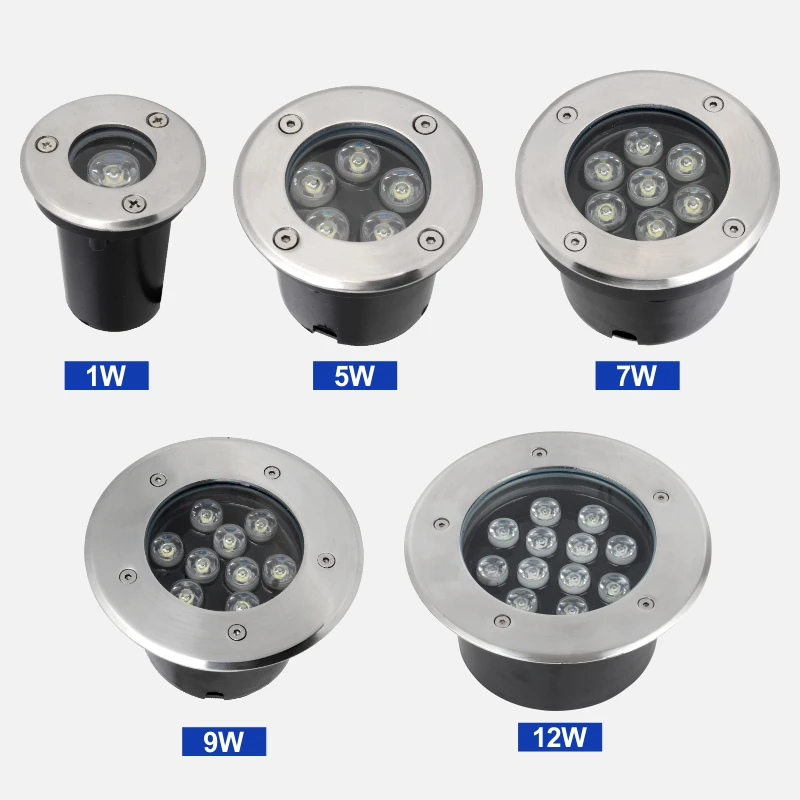 Светодиодный утопленные лампы IP67 Открытый водонепроницаемый Встроенный