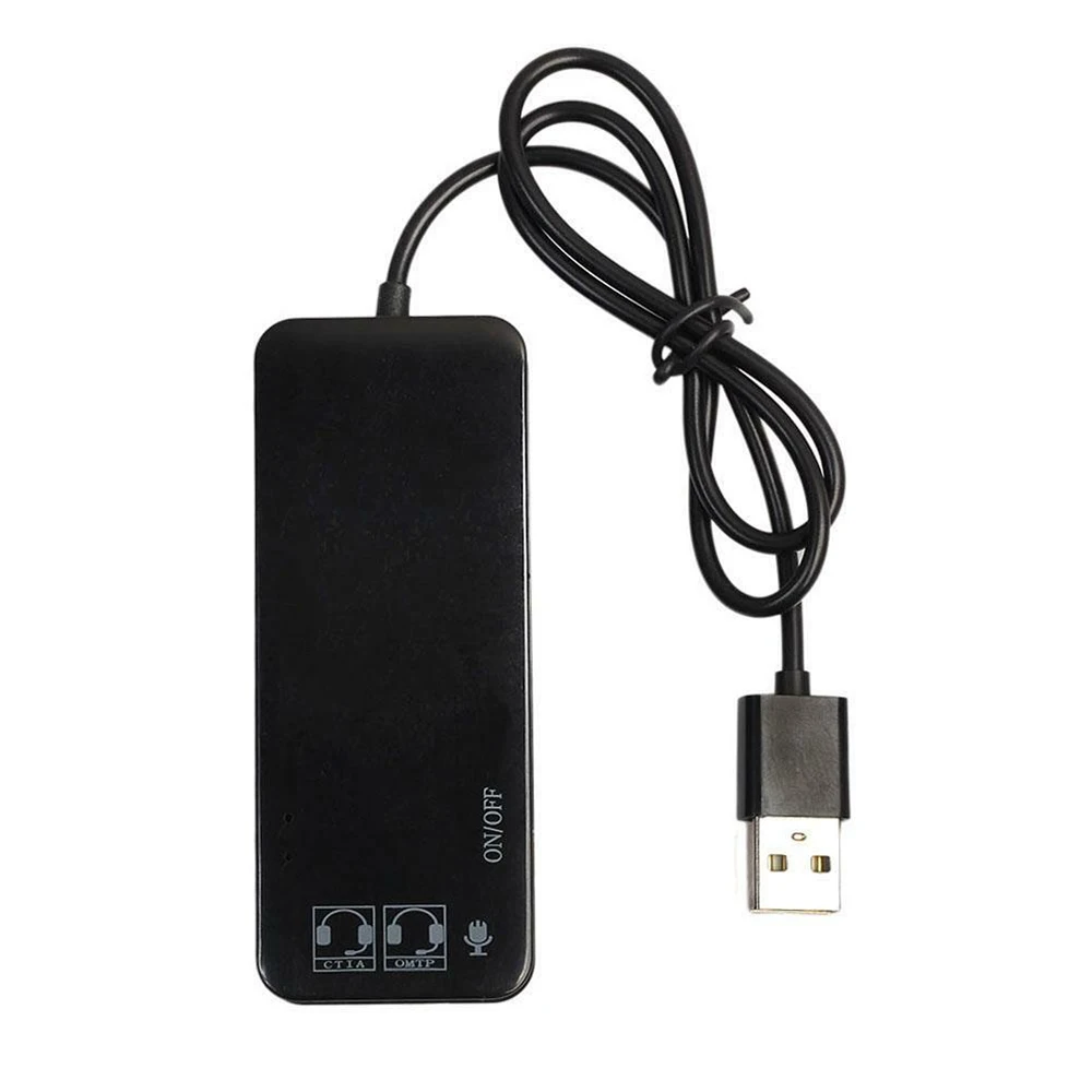 Концентратор USB 2 0 интерфейс внешний 7.1CH звуковые карты 3-портовый наушники