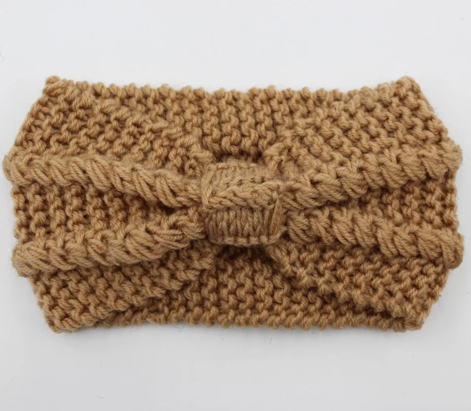 1PC Women Lady Crochet Fishbone Hair Band Turban Knitted Headband Headwrap Winter Ear Warmer Hairband Girls Accessories |