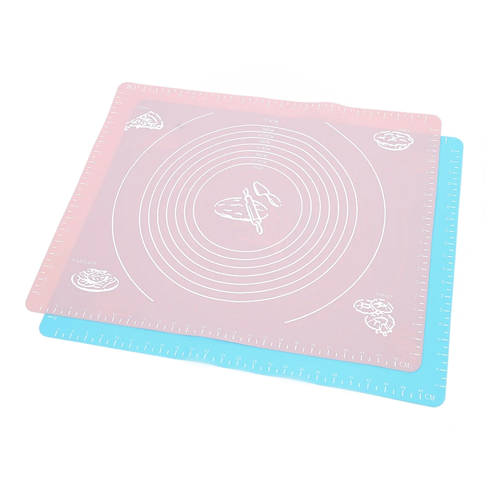 40*50 см антипригарный силиконовый коврик для выпечки Теплоизоляционный тестовый