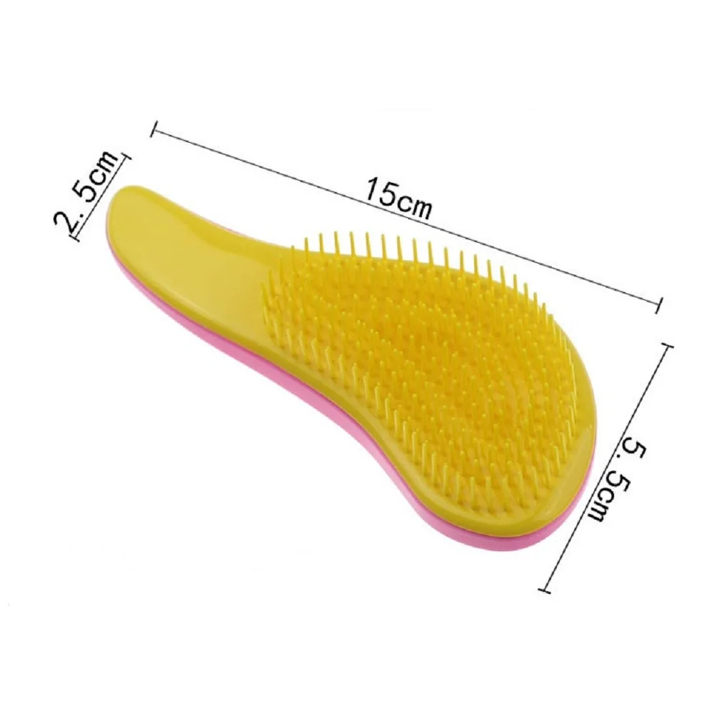 Щетка для спутанных волос Расческа профессиональных искусственных щетка