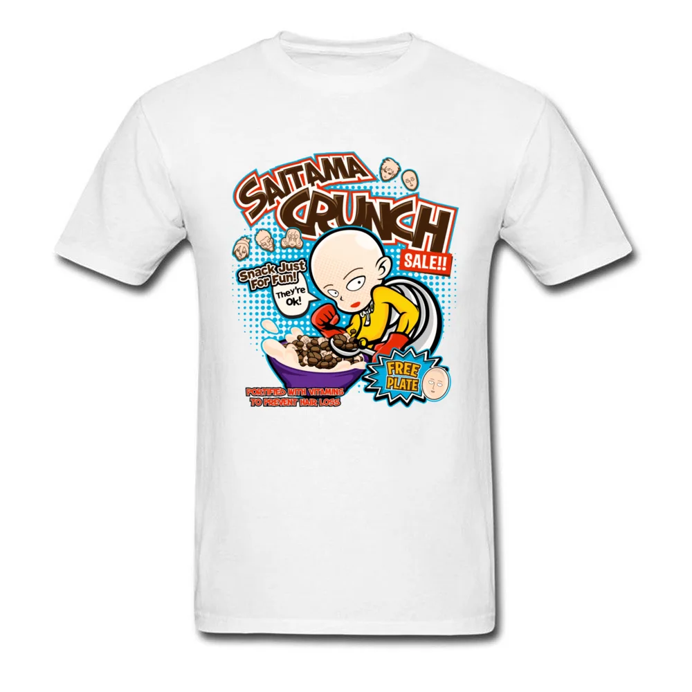 Футболка Saitama Crunch супер забавная футболка One Punch Man одежда Снэк для забавных