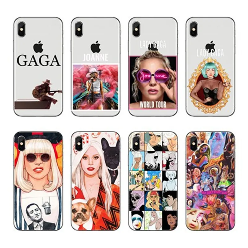 Lady GAGA JOANNE Coque Moda Fresco Phone Case Capa Shell Para iPhone 7 8 Plus 11 12Pro Mini X XR XS MAX Suave TPU Fundas Coque