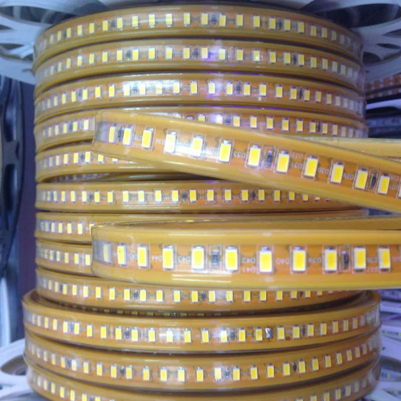 Светодиодные ленты 5630 водонепроницаемые кухонные Tiras гибкие SMD 120led/m Line 220V