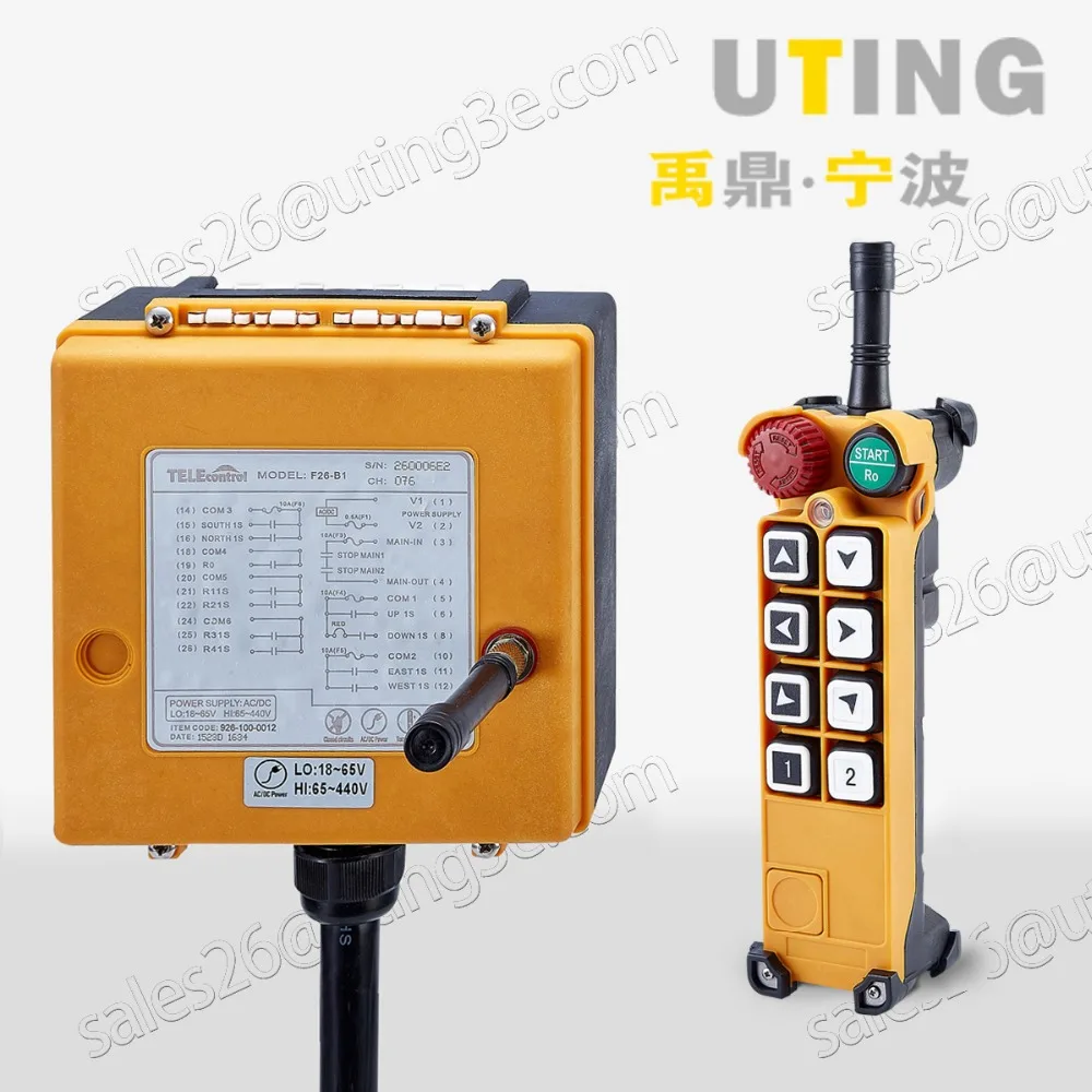 

Пульт дистанционного управления для подъемного крана, передатчик ler1, 1 приемник, F26-A1