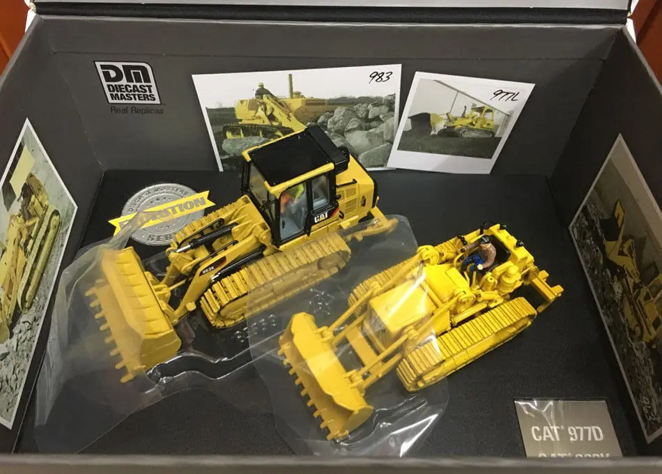 Гусеничный Экскаватор Evolution Cat 977D + 963K 1:50 бренд Diecast Masters DM85559|diecast toys|1/50 diecastcrawler crane |