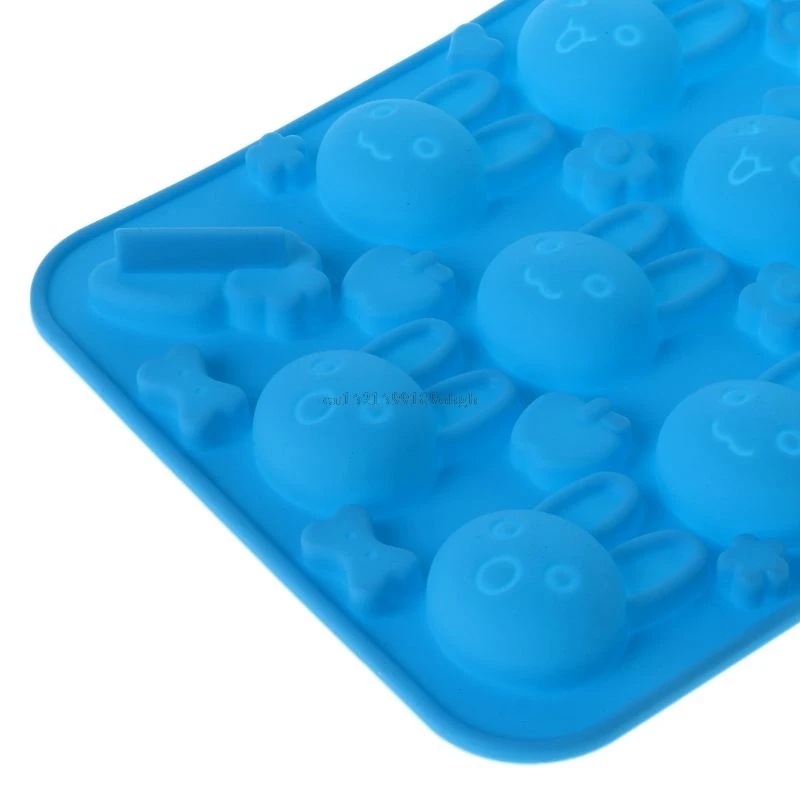 3D Пасхальный кролик шоколадный торт силиконовая форма для помадки кондитерское