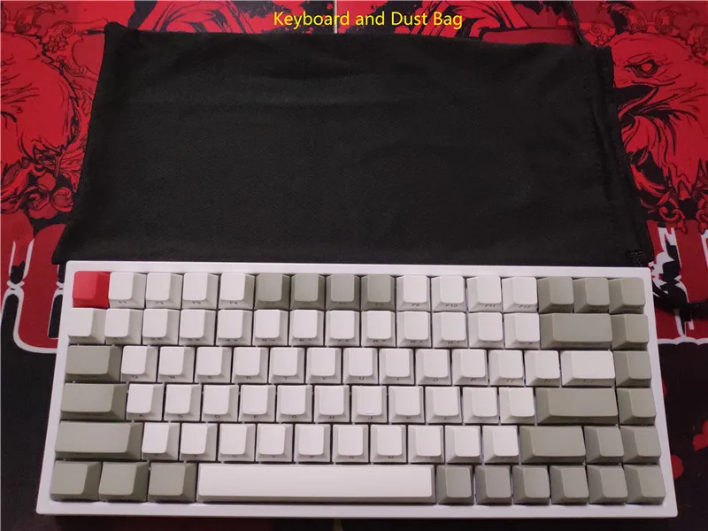 Keyboard2 and Bag RGB Keycool 84 механическая клавиатура игровая клавиатура с переключателем gateron подсветка мини компактный keycool84 - Цвет: Keyboard2 and Bag