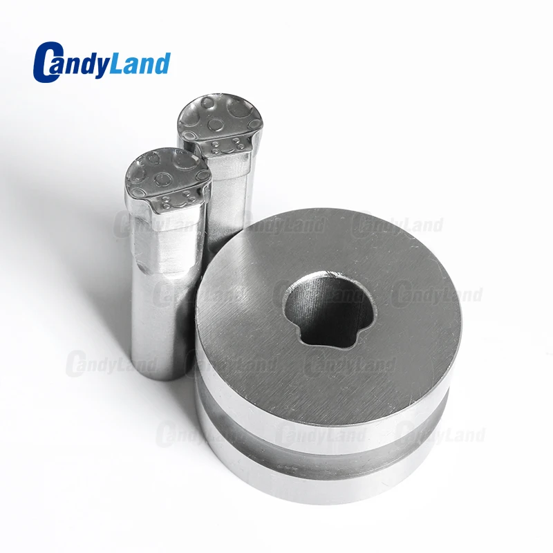 

CandyLand Mushroom Milk Tablet Die 3D Punch Press Mold Candy Punching Die Custom Logo Calcium Tablet Punch Pill Press Manual Die