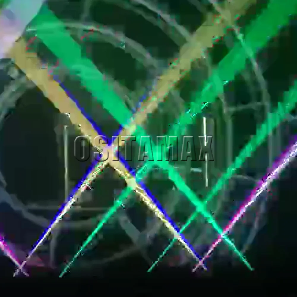 1 шт. превосходное качество новый RGB цвет лазерный свет X качели Y 180 градусов Звук