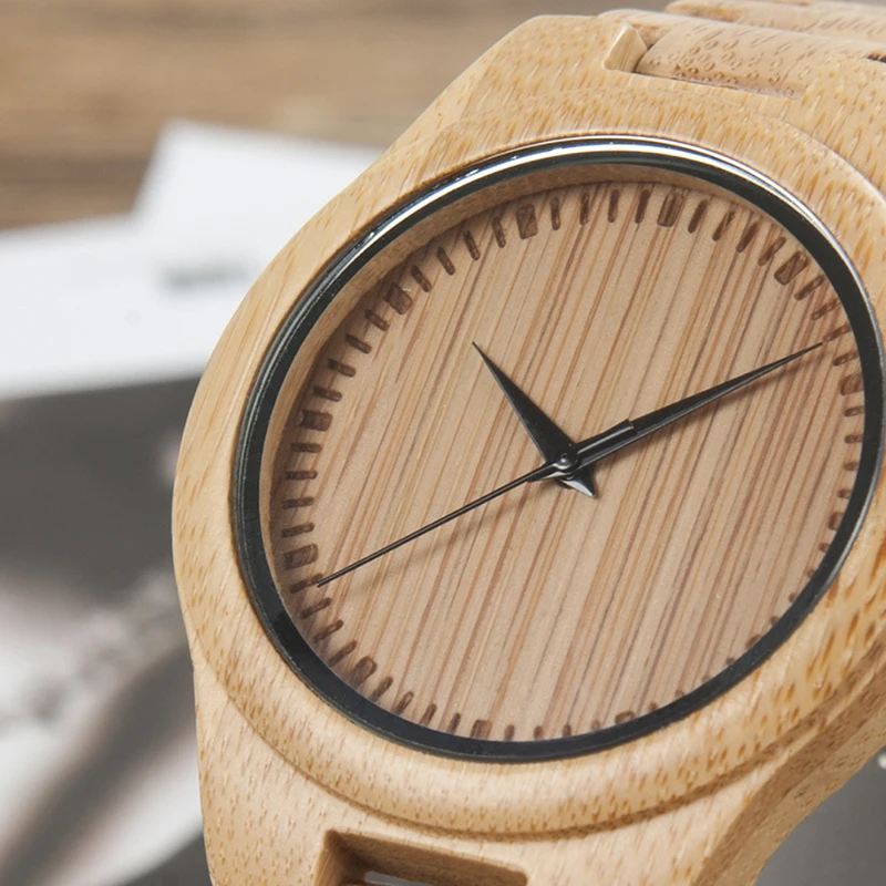 Часы BOBO BIRD Bamboo D19 для мужчин роскошные часы топового бренда деревянные наручные