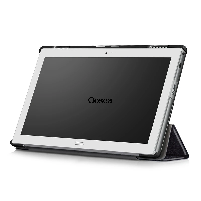 Qosea для lenovo TAB 4 10 Plus TB-X704 N Роскошный PU кожаный смарт-чехол с подставкой F Tablet PC Stand