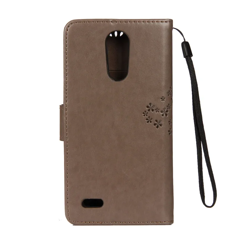 Чехол для телефона LG K10 2018 5.3 &quotкожаный чехол Капа флип Сова Дерево fundas крышка |