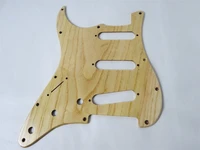 1pcs hand made left solid ailanthus wood guitar sss pickguard