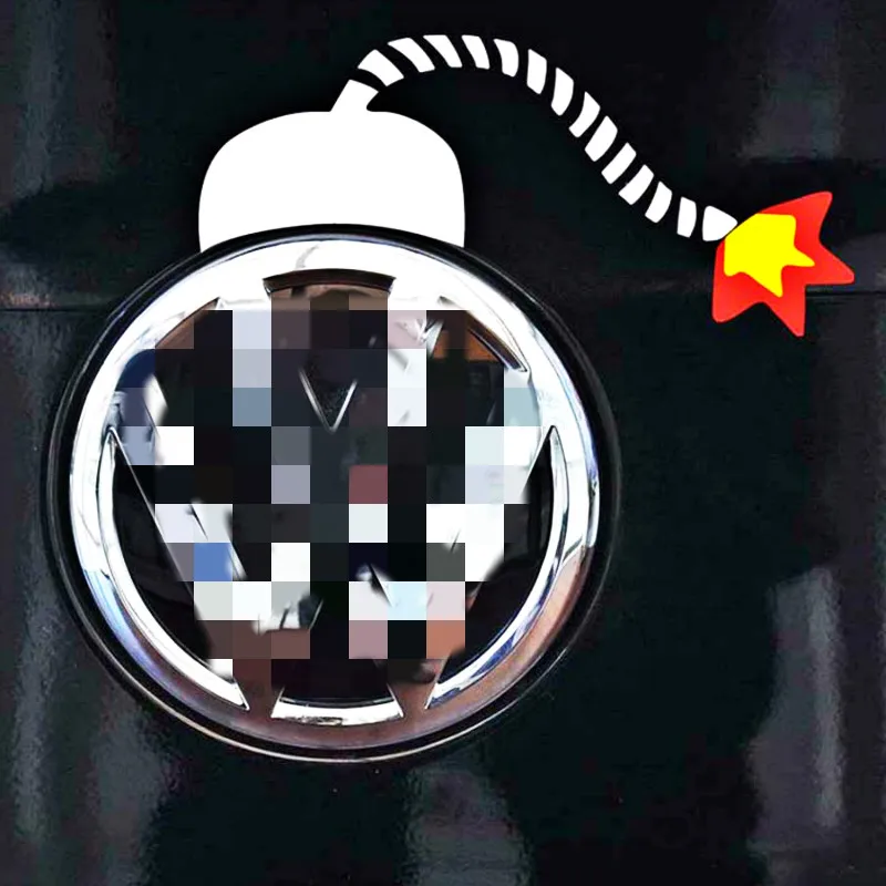 Автомобильные стикеры и наклейки Aliauto в виде бомбы аксессуары для Volkswagen Golf GTI Touareg