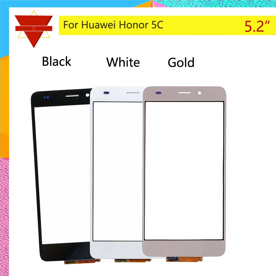 5," 5C сенсорный экран для Huawei Honor 5C сенсорный экран Сенсорная панель сенсор дигитайзер Переднее стекло без ЖК-дисплея