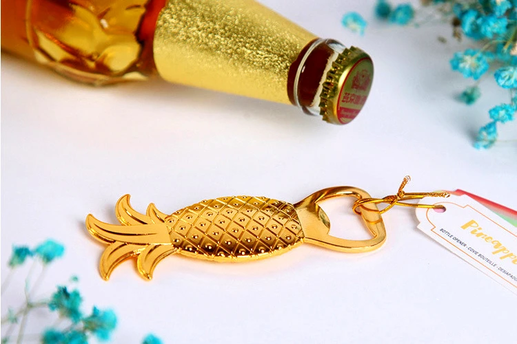 Fast Delivery New Arrival High Quality Party Favors Gold Pineapple Bottle Opener Wedding Favor Beers Openers Wholesale | Дом и сад