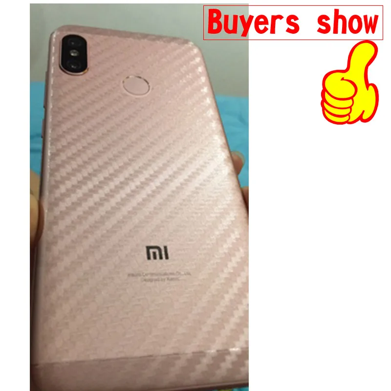 Прозрачная 3D защитная пленка из углеродного волокна задняя крышка экрана Xiaomi Redmi