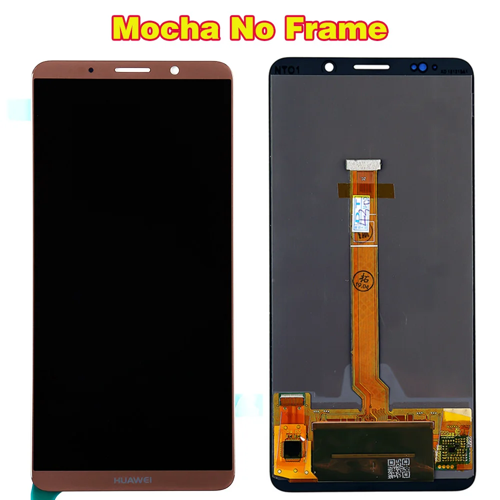 Huawei mate 10 Pro 6,0 дюймовый ЖК-дисплей 2160*1080 кодирующий преобразователь сенсорного экрана в сборе протестированная рамка с бесплатным инструментом и стеклянной пленкой