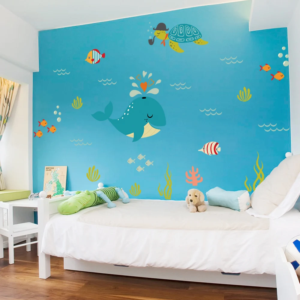 ПВХ Наклейка на стену для детской комнаты roomshome декоративные аксессуары модная