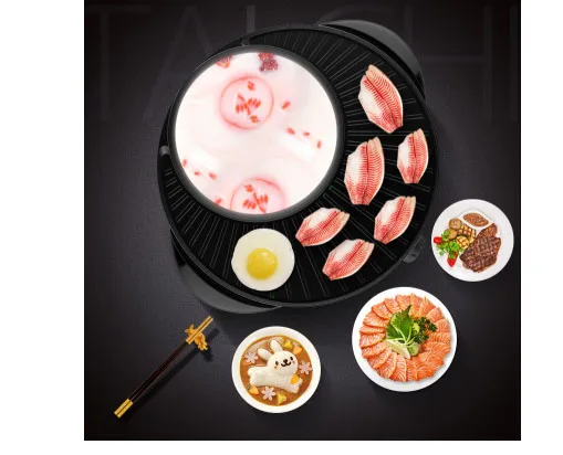 Электрическая печь для барбекю антидымовая палка жаровня Shabu-электрический