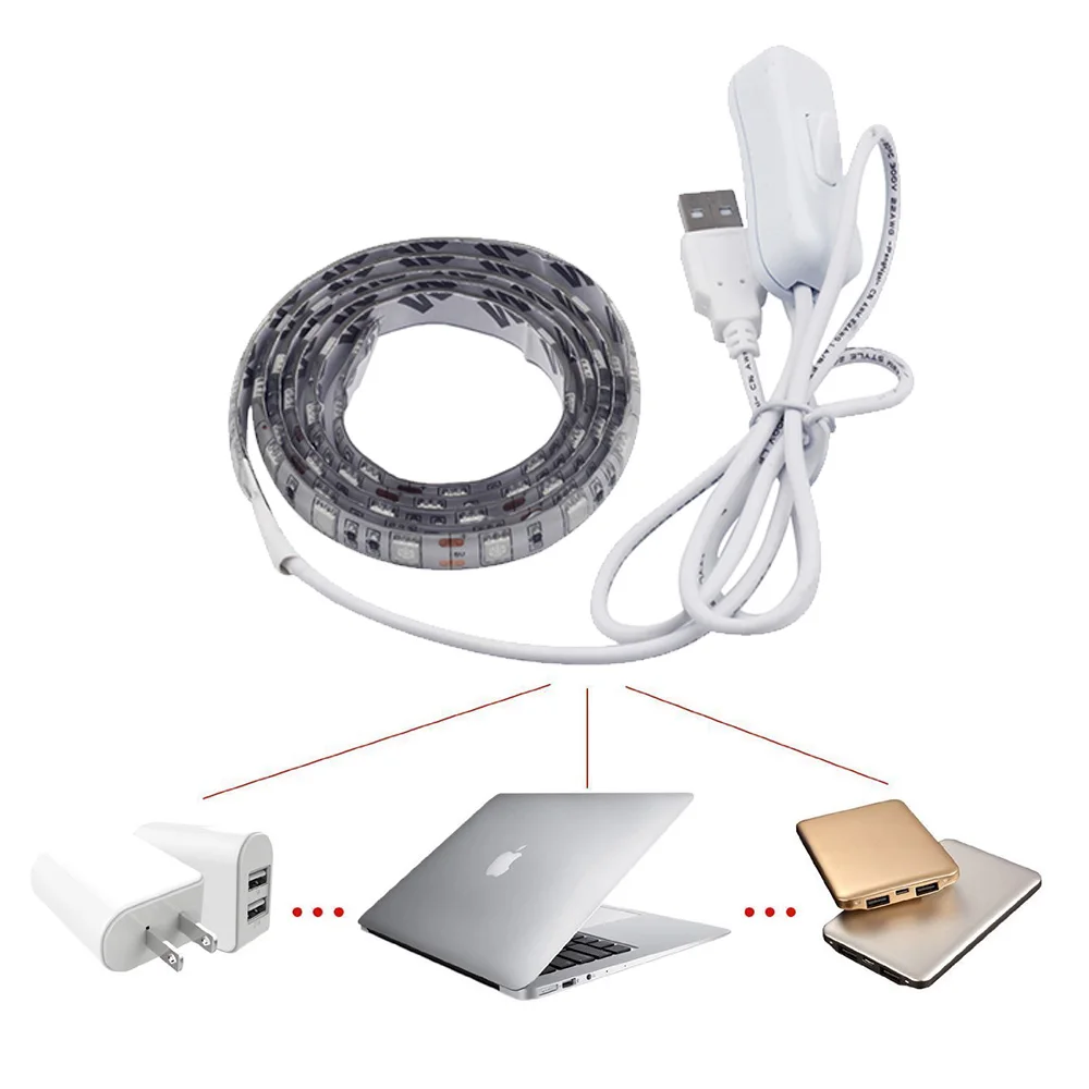 Светодиодная лента SMD5050 0 5 м/1 м/катушка В USB | Лампы и освещение