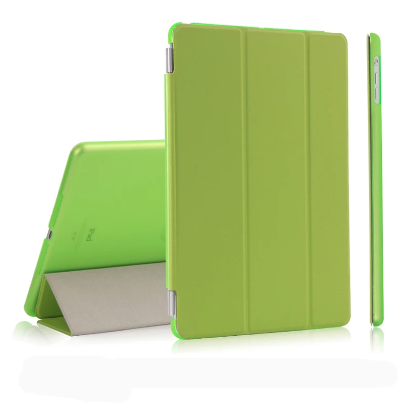Dividi для нового iPad 9.7 a1822 a1823 Смарт чехол из искусственной кожи+ Ultra Slim Light Вес ПК Назад обложка Авто Wake/Sleep
