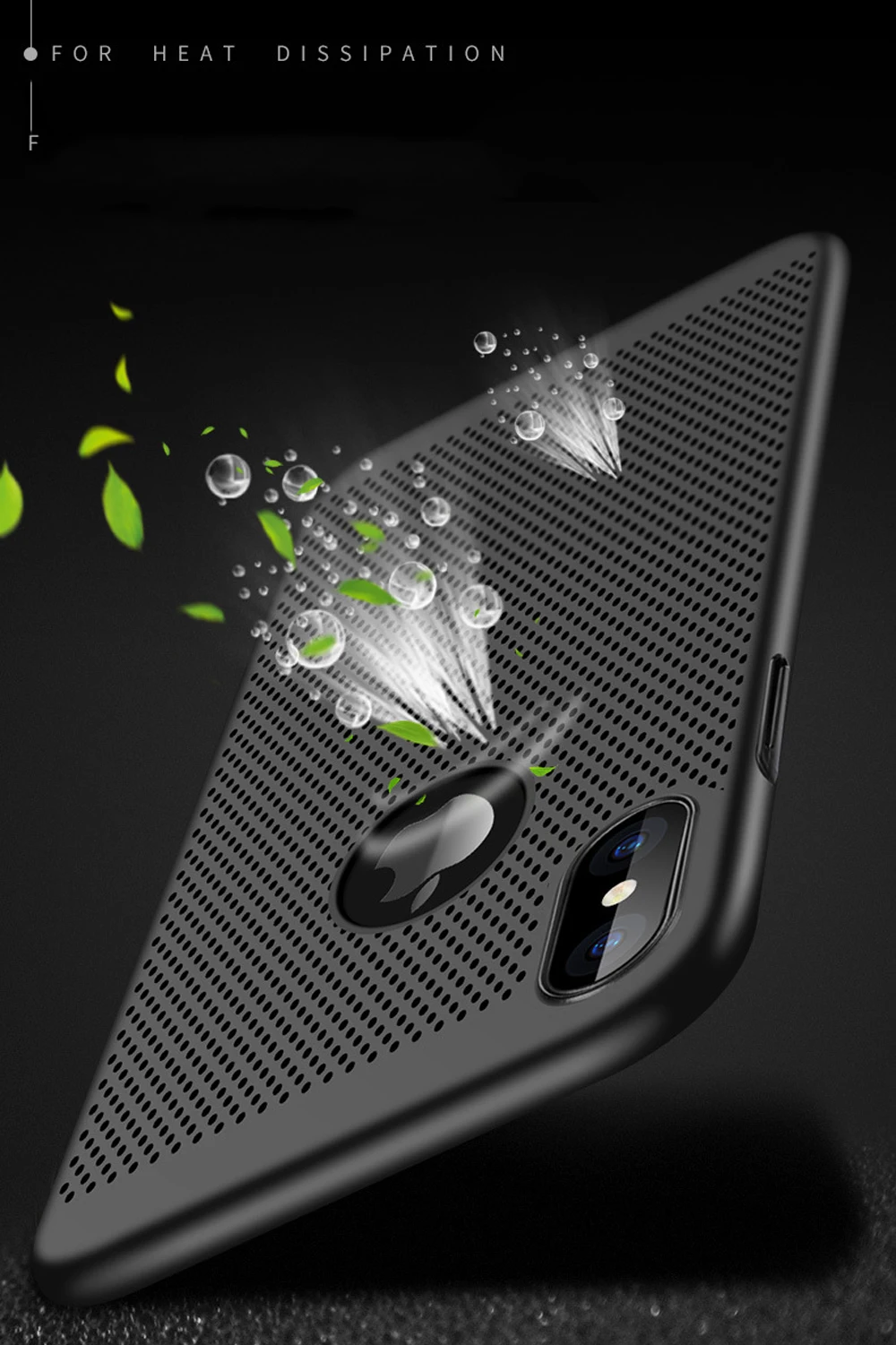 Heyytle ультра тонкий чехол для iPhone X 6 6s 7 8 Plus полые чехлы с рассеиванием тепла Жесткий ПК для iPhone XS MAX XR X задняя крышка Coque