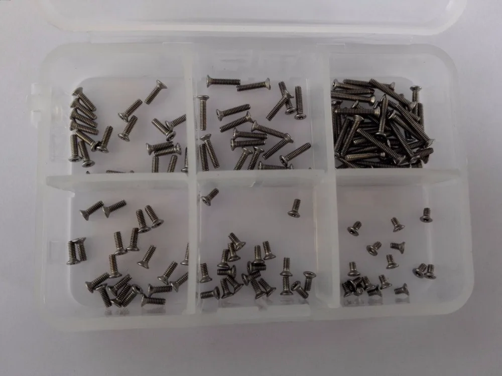 140 шт. набор болтов с потайной головкой M1.6 Torx T & TX|countersunk head screw|screw flatquality screws |