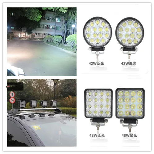 4 дюймовый 48 Вт/42 Вт светодиодный рабочий светильник для индикаторов вождения
