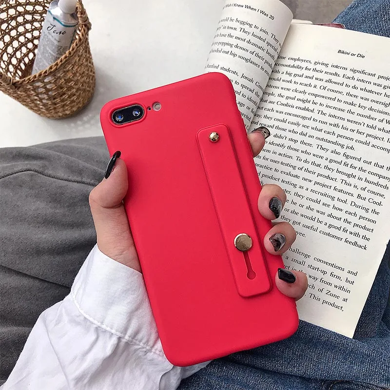 1 Силиконовый чехол на запястье для Xiaomi mi A3 mi CC9 E mi 9T Pro mi 9 SE mi 8 mi A2 Lite Red mi K20 7 7A Note 5 6 7 - Цвет: 1
